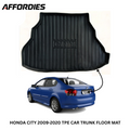 Honda City 2021–2024 9D TPE Trunk Mat