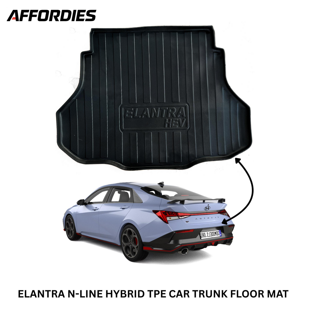 Hyundai Elantra Hybrid N Line 2025 9D TPE Trunk Mat