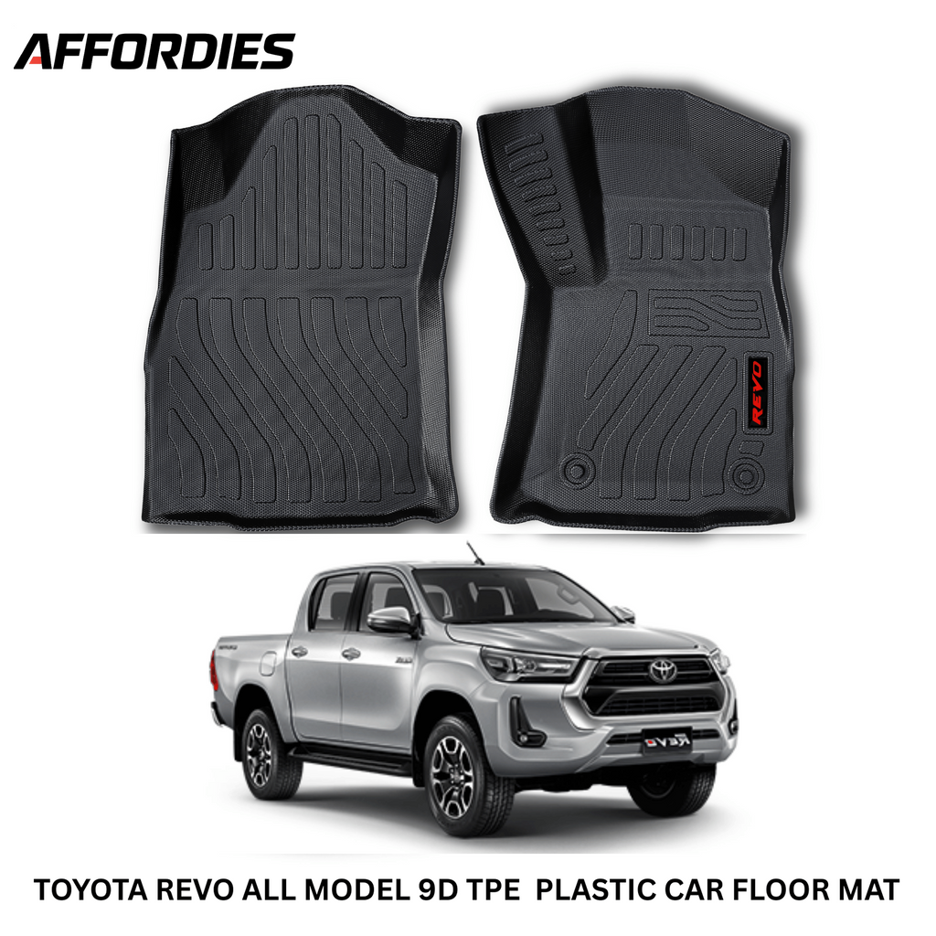 Toyota Revo / Hilux 9D TPE Plastic Floor Mats