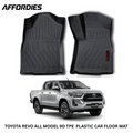 Toyota Revo / Hilux 9D TPE Plastic Floor Mats