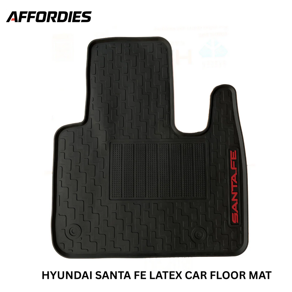 Hyundai Santa Fe Premium Latex Rubber Car Floor Mats