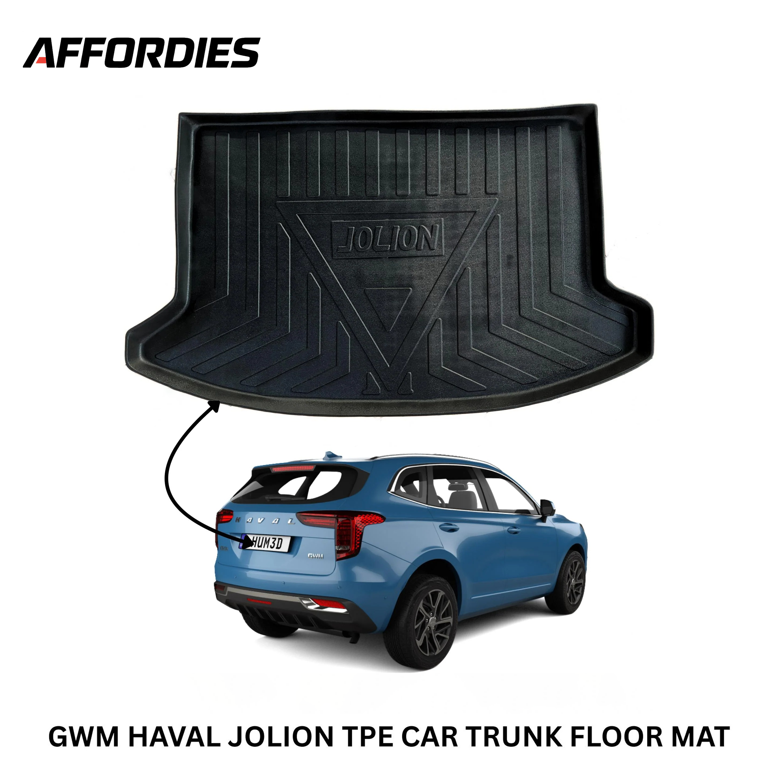GWM Haval H6 2022–2024 9D TPE Trunk Mat