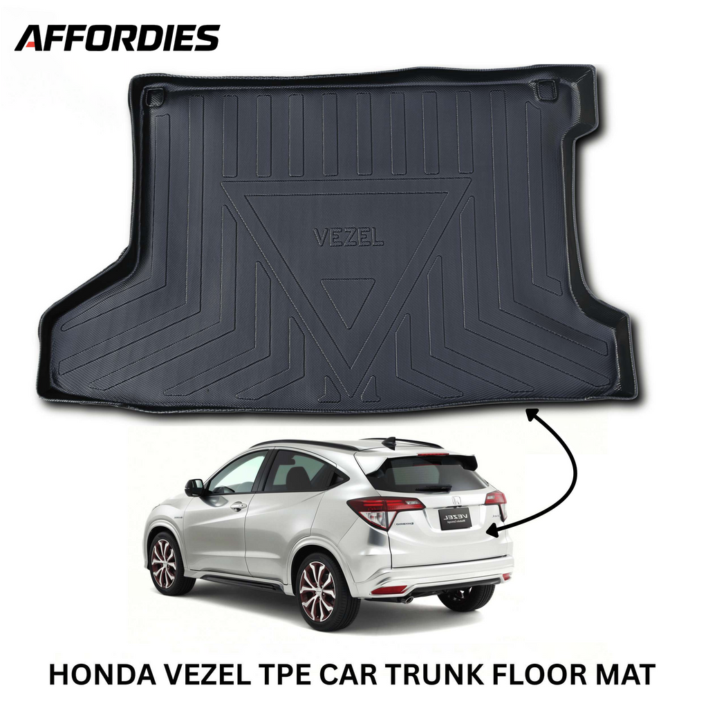 Honda Vezel 2013–2022 9D TPE Trunk Mat