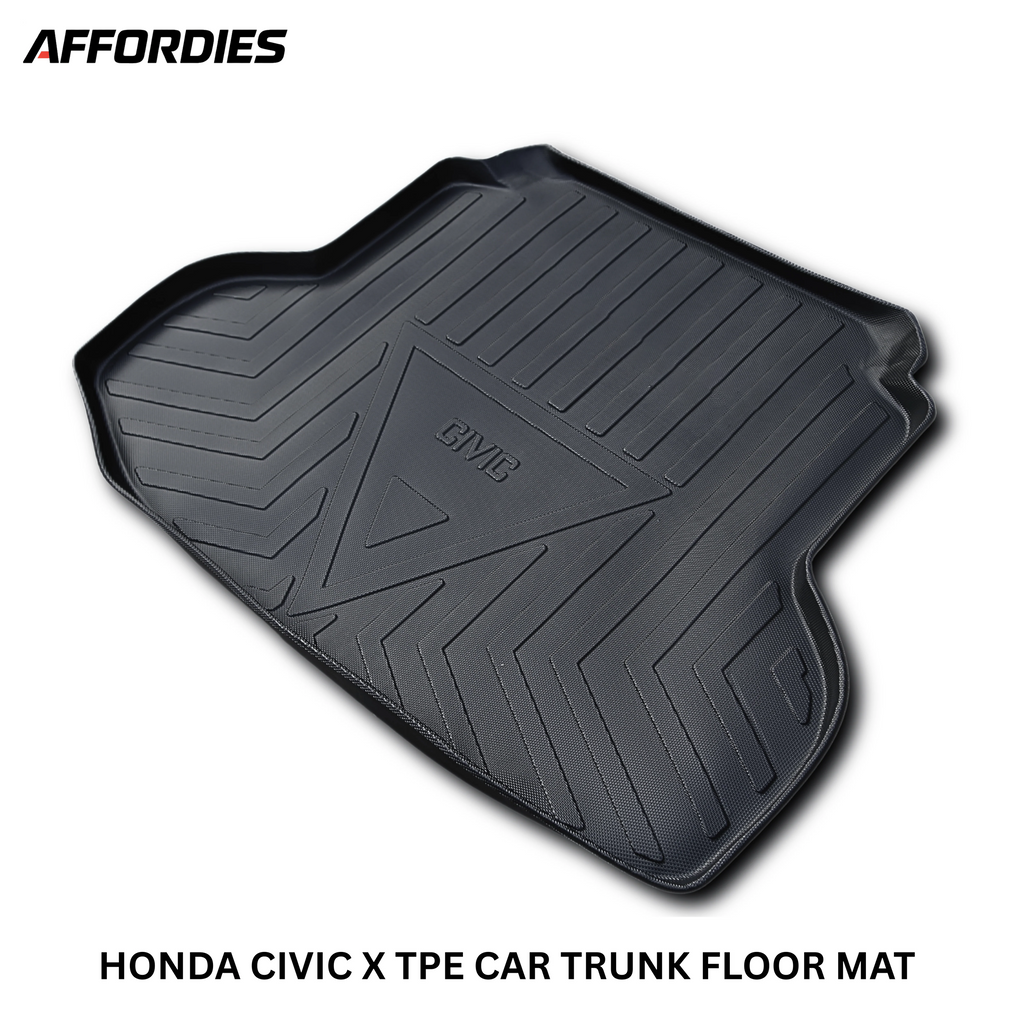 Honda Civic X 2016–2021 9D TPE Trunk Mat