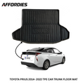 Toyota Prius Hybrid Alpha 2014-2022 9D TPE Trunk Mat