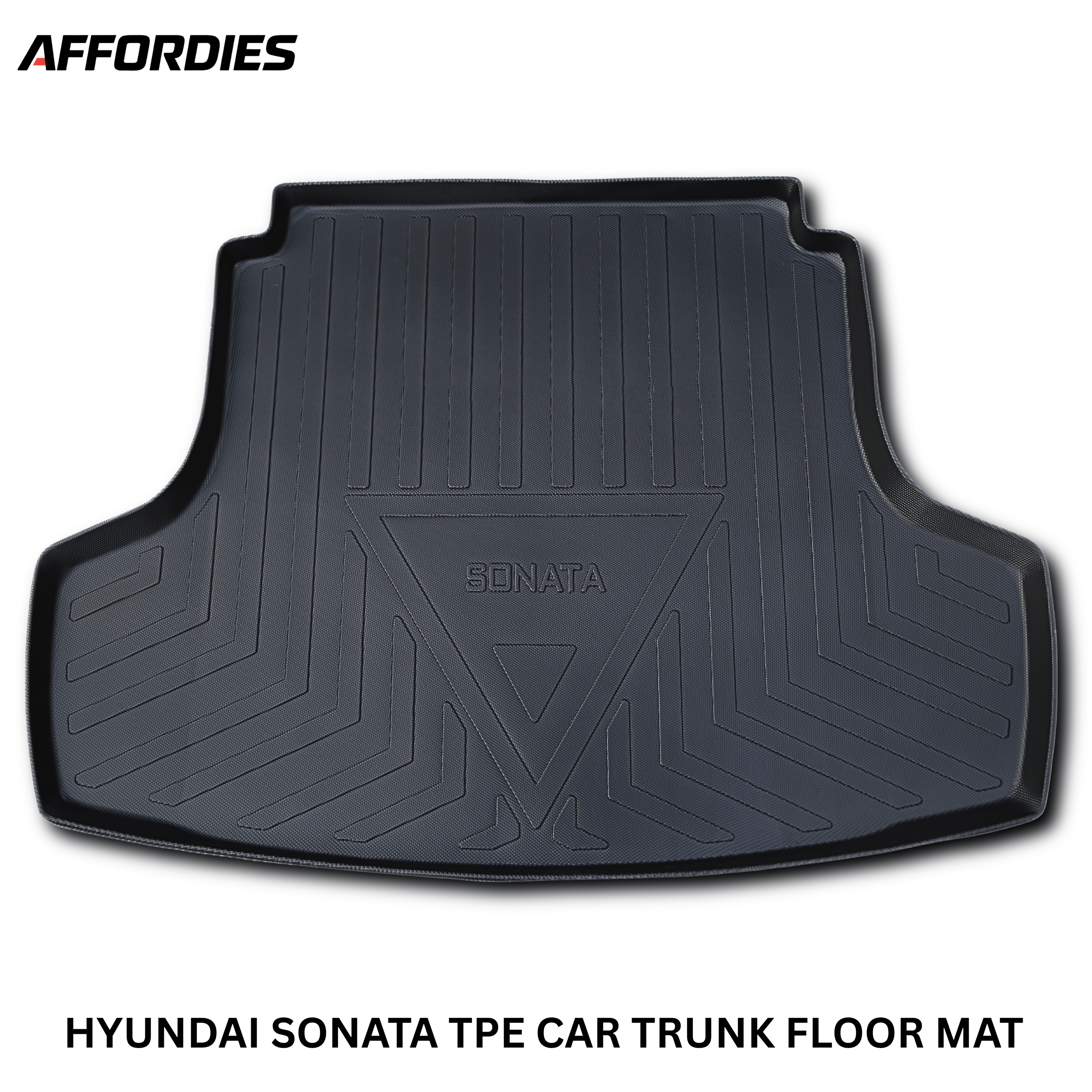 Hyundai Sonata 2021–2024 9D TPE Trunk Mat