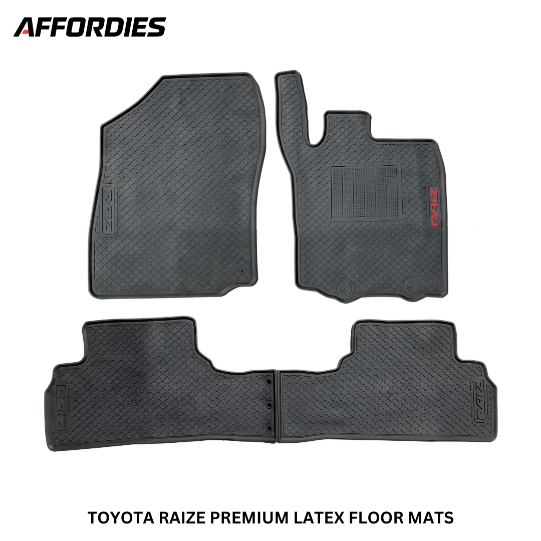 Toyota Raize 2020–2025 Premium Latex Rubber Car Floor Mats