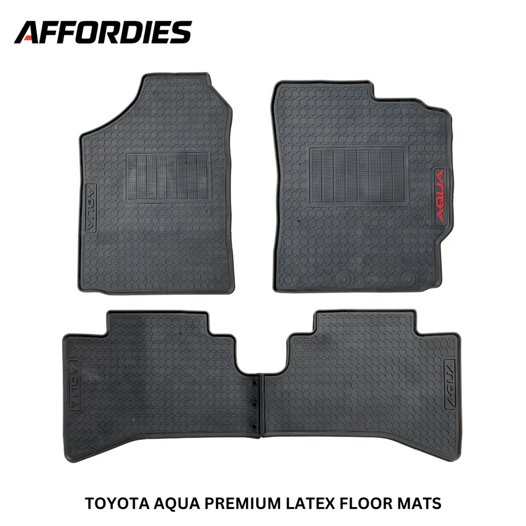 Toyota Aqua Premium Latex Pvc Car Floor Mats