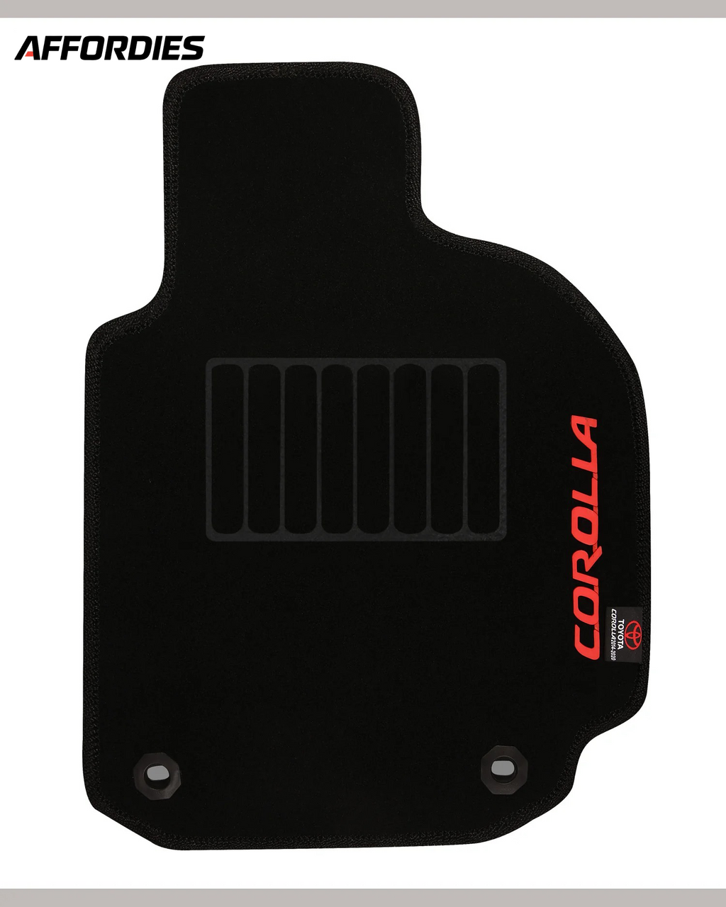 Toyota Corolla 2014-Present Executive Side Logo Carpet Car Floor Mats