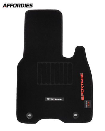 Kia Sportage 2020-Present Side Logo Executive Carpet Car Floor Mats