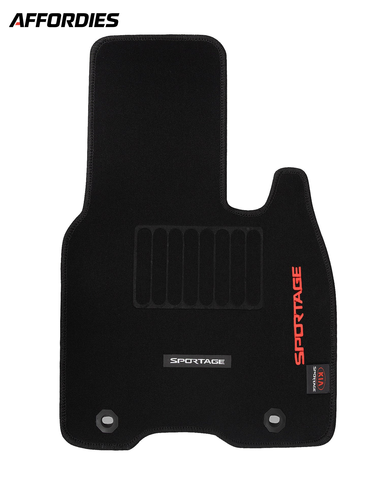 Kia Sportage 2020-Present Side Logo Executive Carpet Car Floor Mats