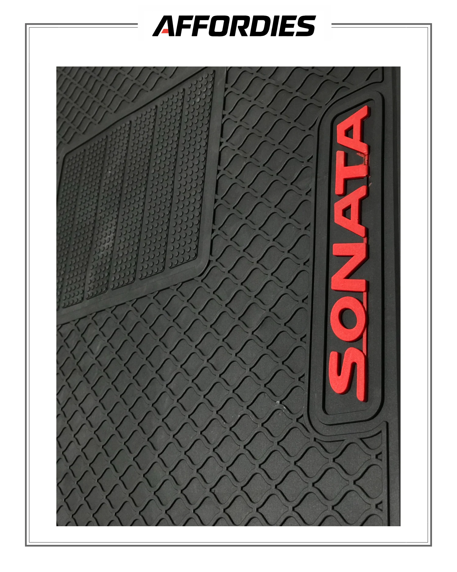 Hyundai Sonata 2021–Present Premium Latex Rubber Car Floor Mats