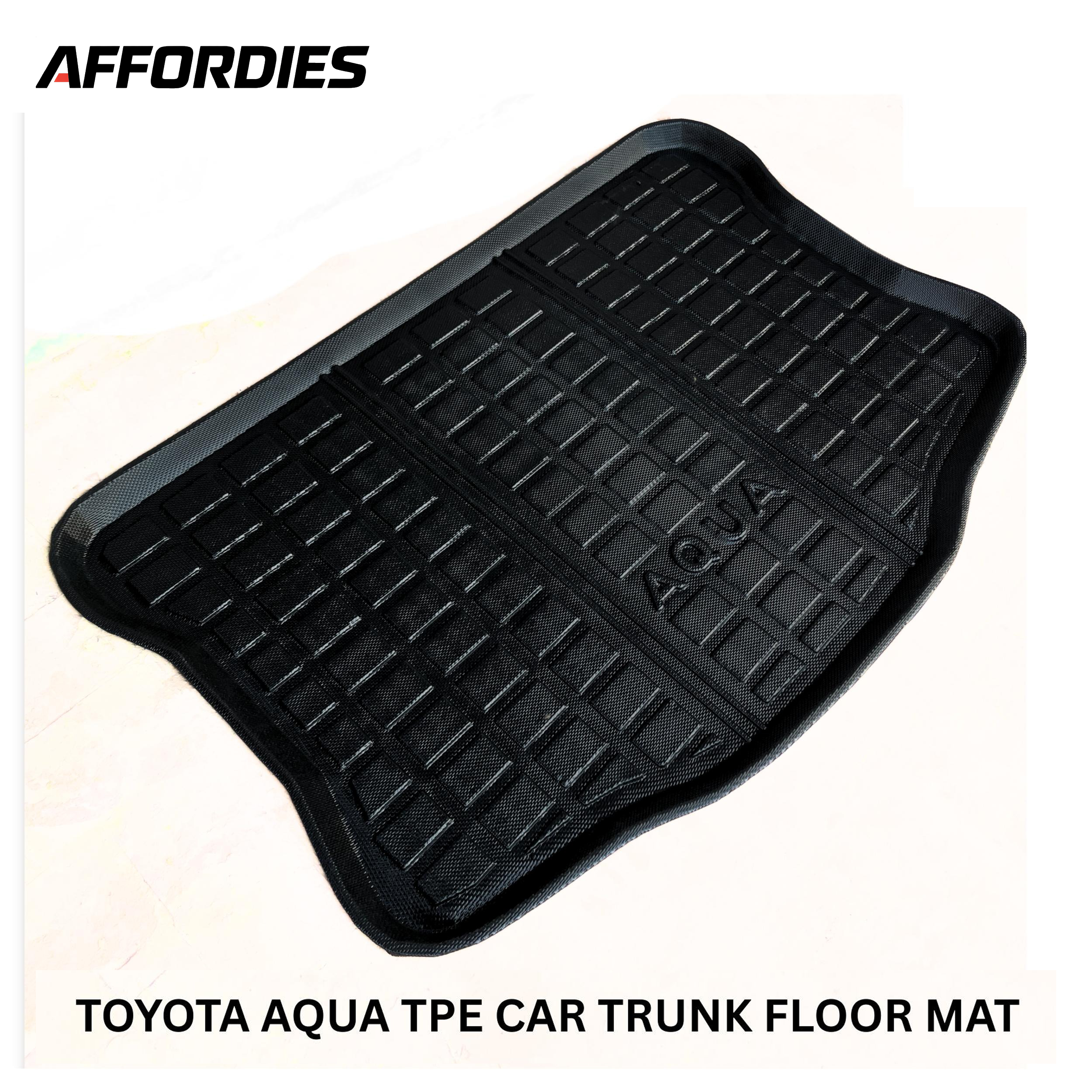Toyota Aqua 2011–2024 9D TPE Trunk Mat
