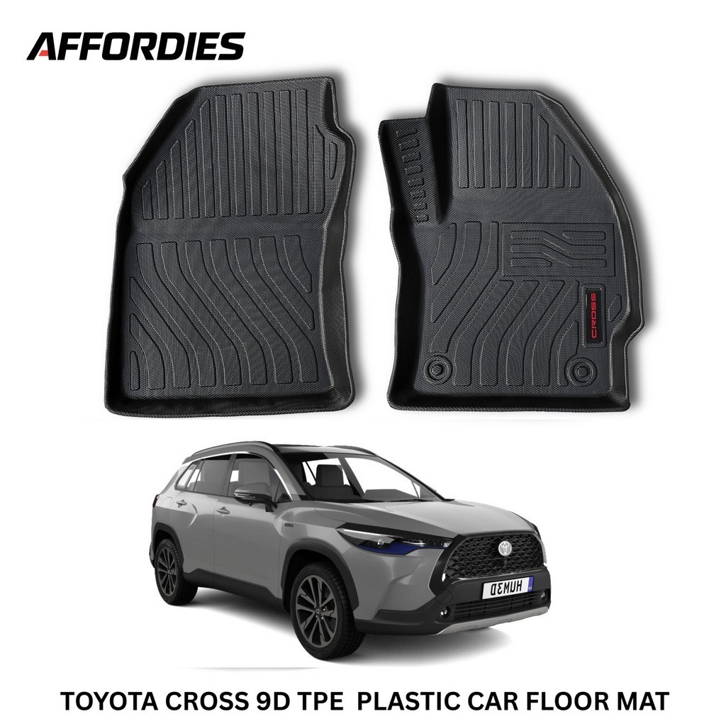 Toyota Corolla Cross 2020–2024 9D TPE Floor Mats
