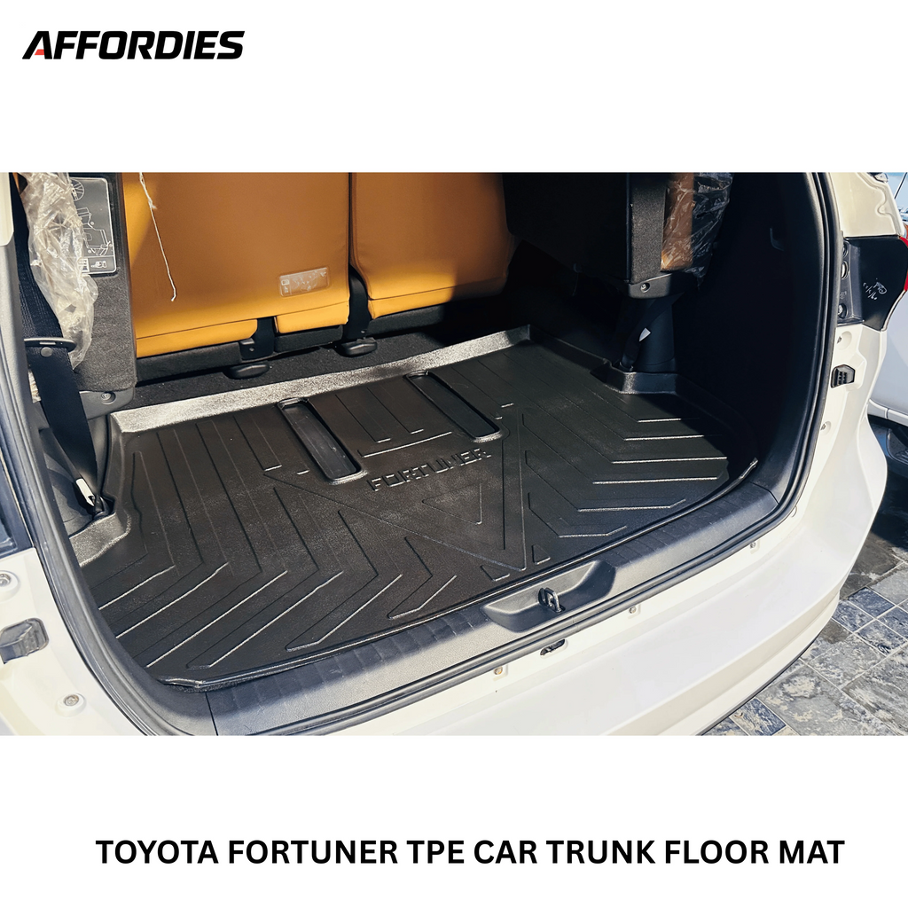Toyota Fortuner 2014–2022 9D TPE Trunk Mat