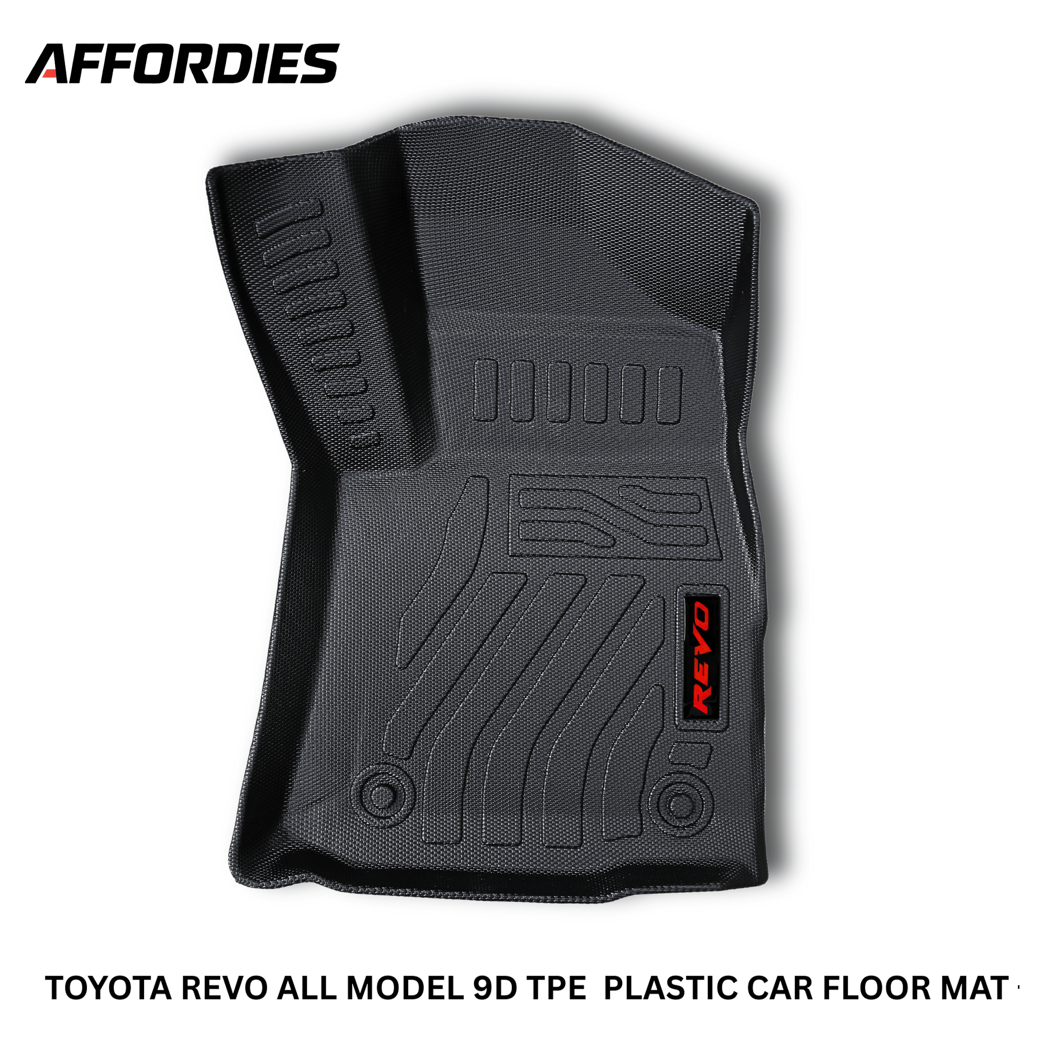 Toyota Revo / Hilux 9D TPE Plastic Floor Mats