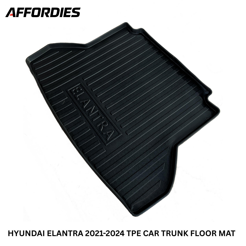 Hyundai Elantra 2021–2024 9D TPE Trunk Mat