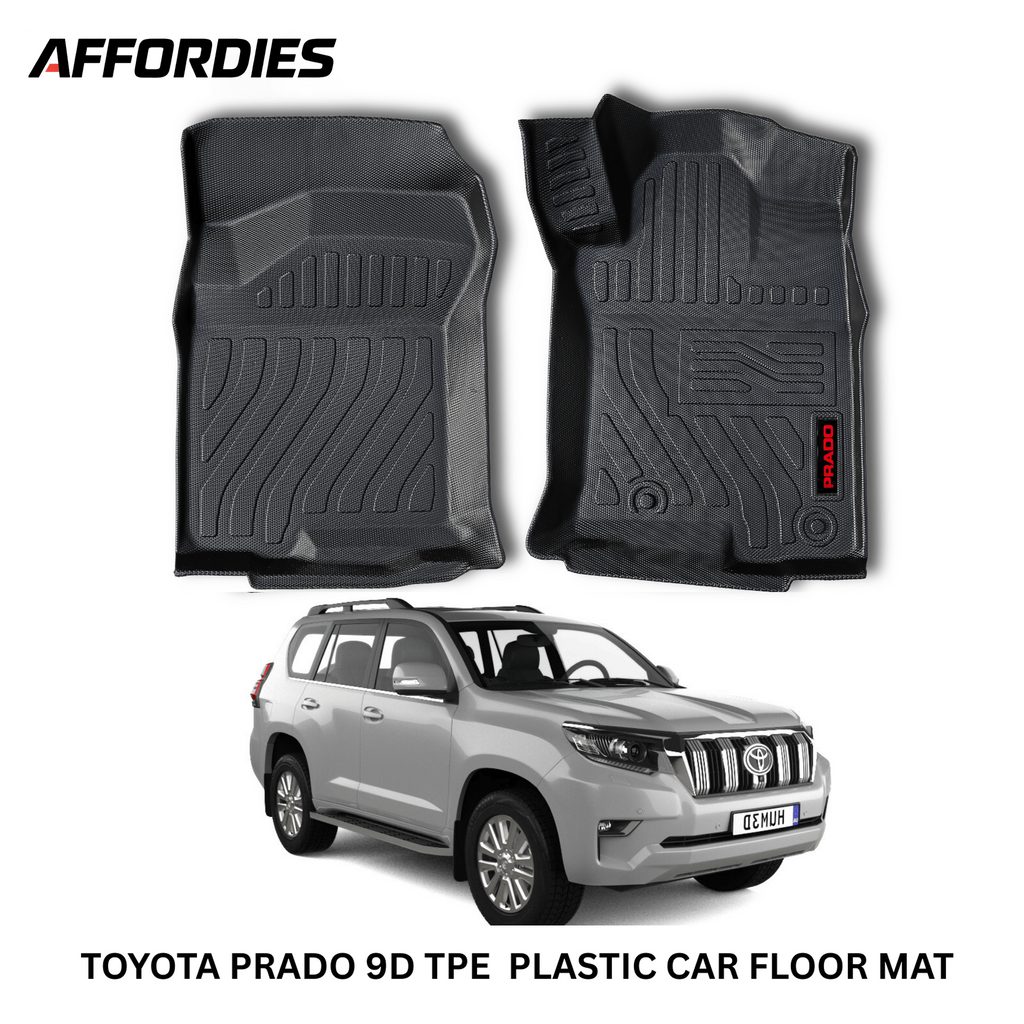 Toyota Prado FJ150 2009–2024 9D TPE Floor Mats