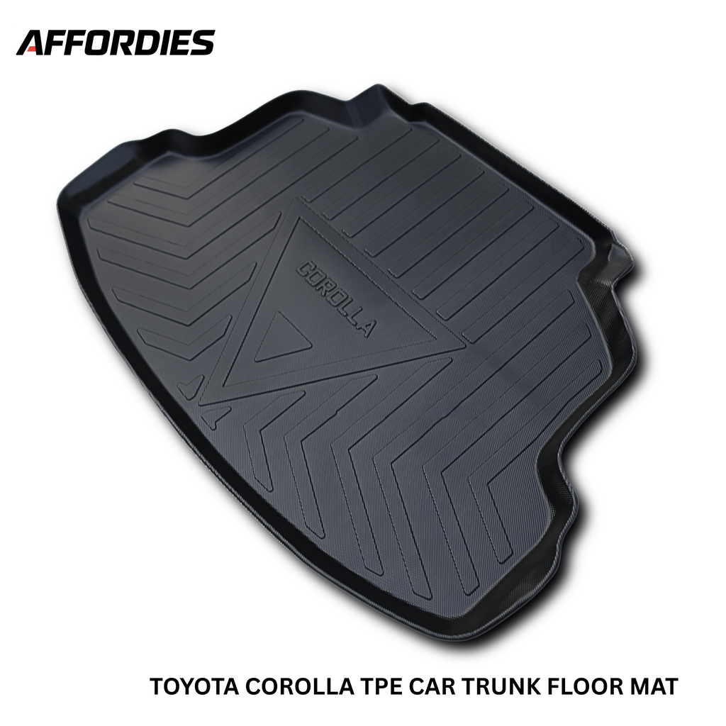 Toyota Corolla 2014–Present TPE Plastic Trunk Mat