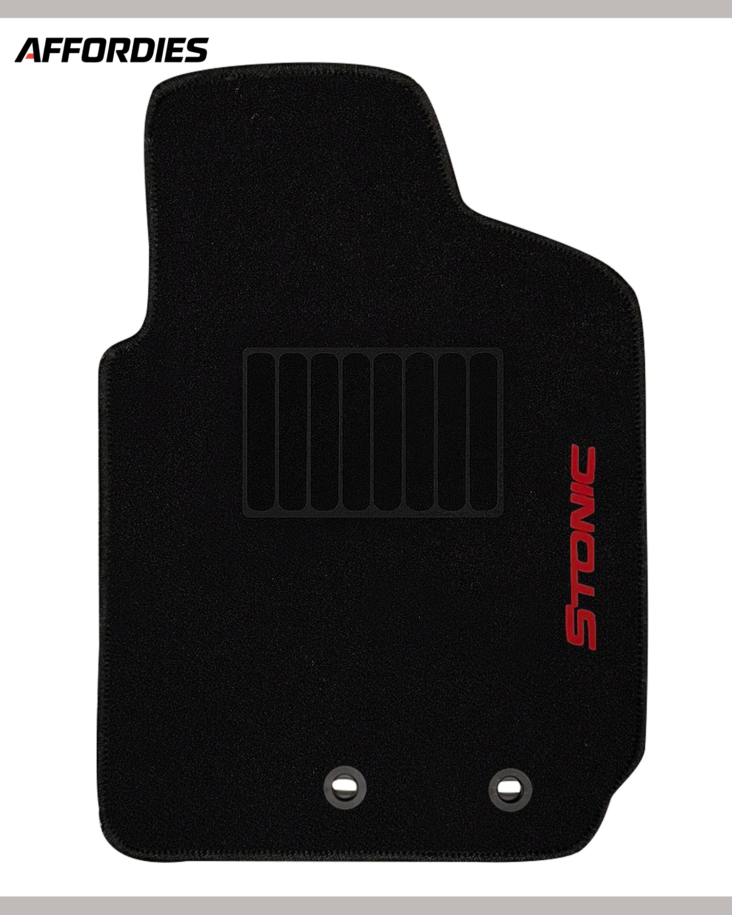 Kia Stonic 2021-2024 Executive Side Logo Carpet Floor Mats