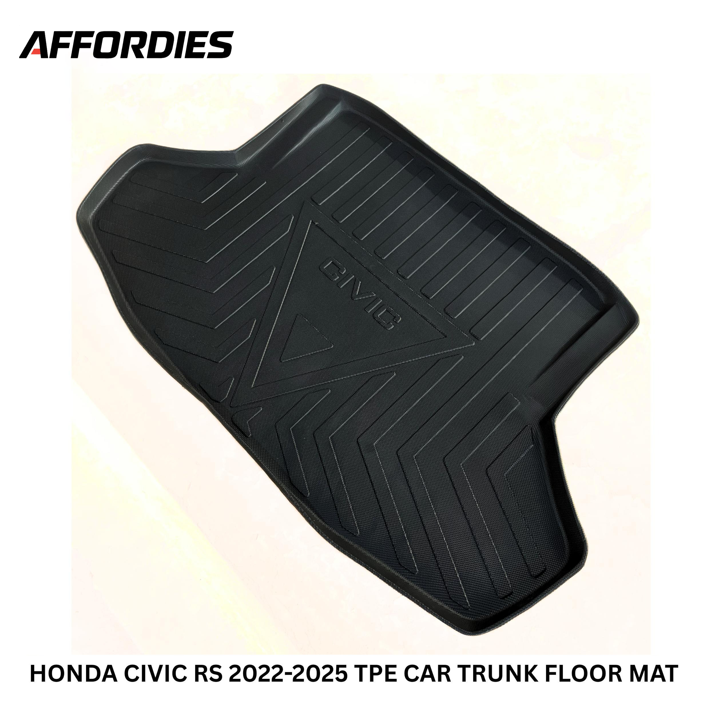 Honda Civic RS 2022–2024 9D TPE Trunk Mat