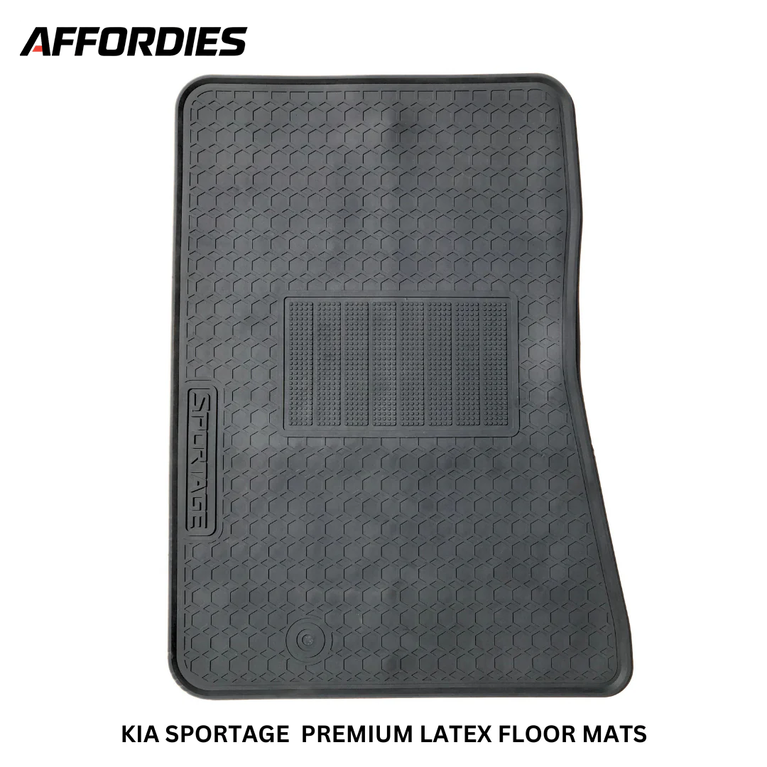 KIA Sportage 2019–2024 Premium Latex Rubber Car Floor Mats