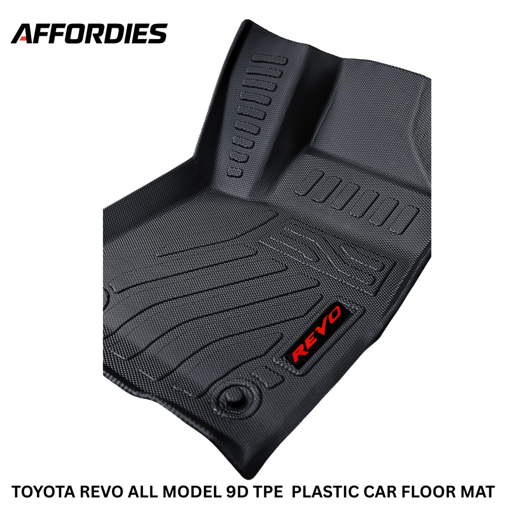 Toyota Revo / Hilux 9D TPE Plastic Floor Mats