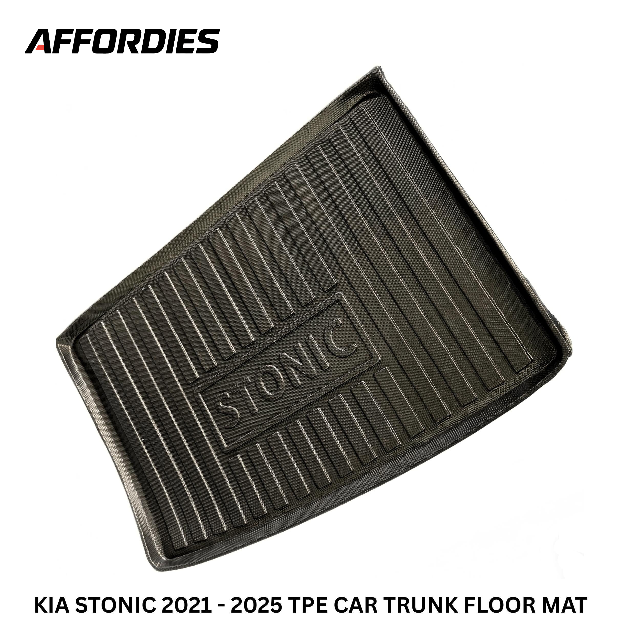 Kia Stonic 2021–2022 9D TPE Trunk Mat