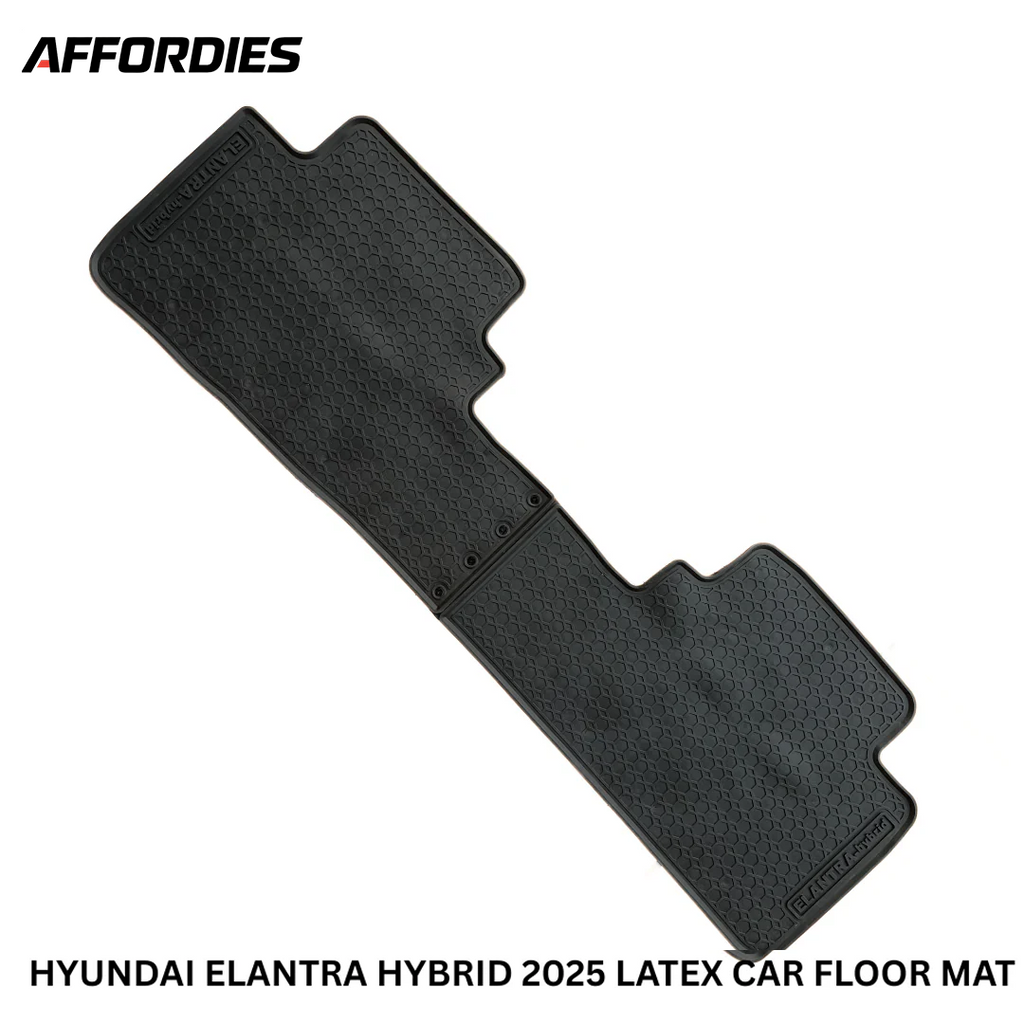 Hyundai Elantra Hybrid 2025 Premium Latex Rubber Car Floor Mats