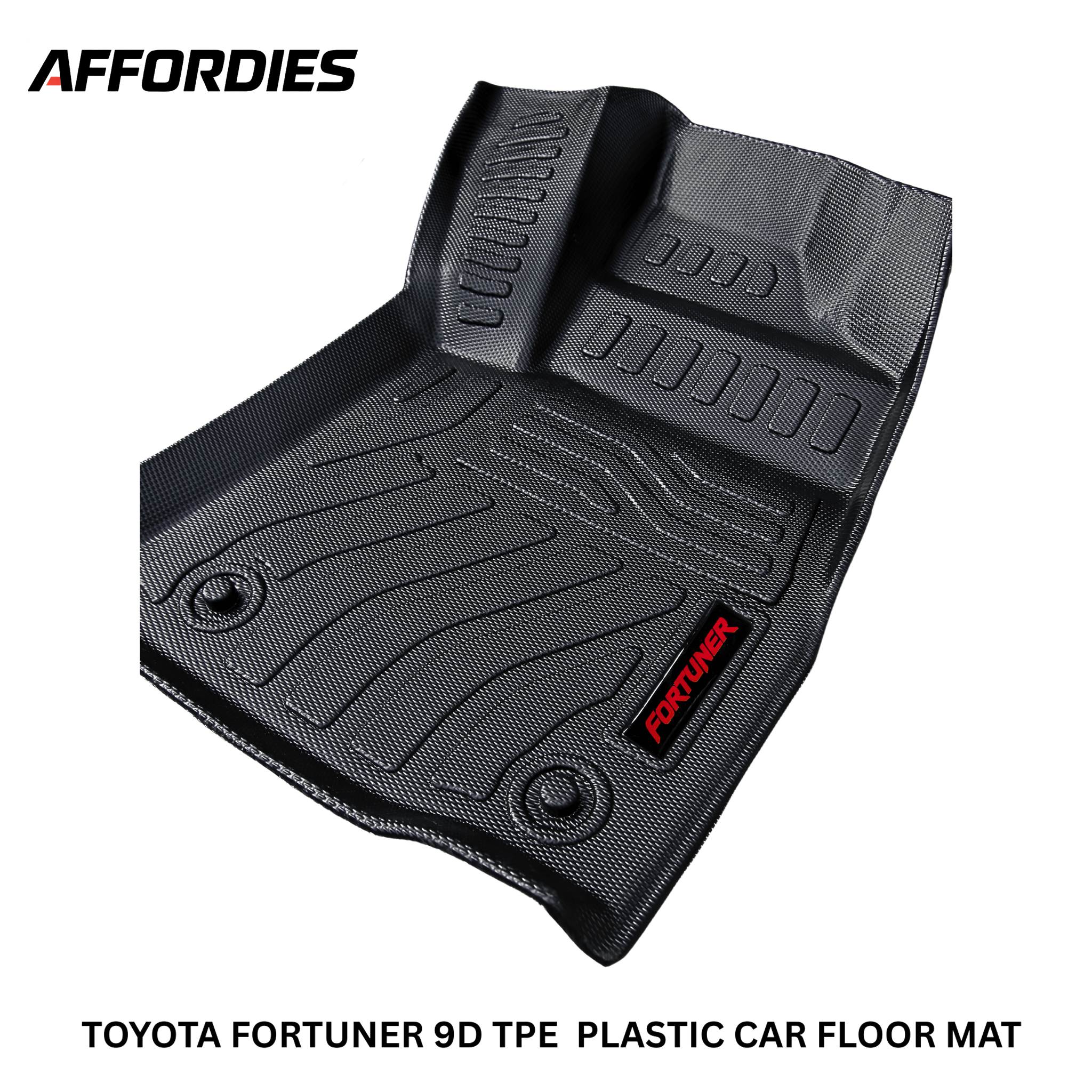 Toyota Fortuner 2016–2024 9D TPE Floor Mats