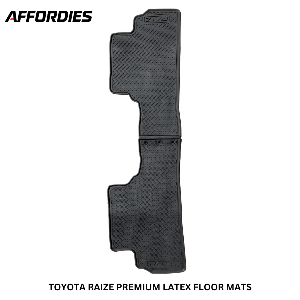 Toyota Raize 2020–2025 Premium Latex Rubber Car Floor Mats