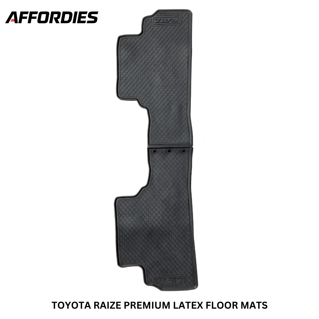 Toyota Raize 2020–2025 Premium Latex Rubber Car Floor Mats