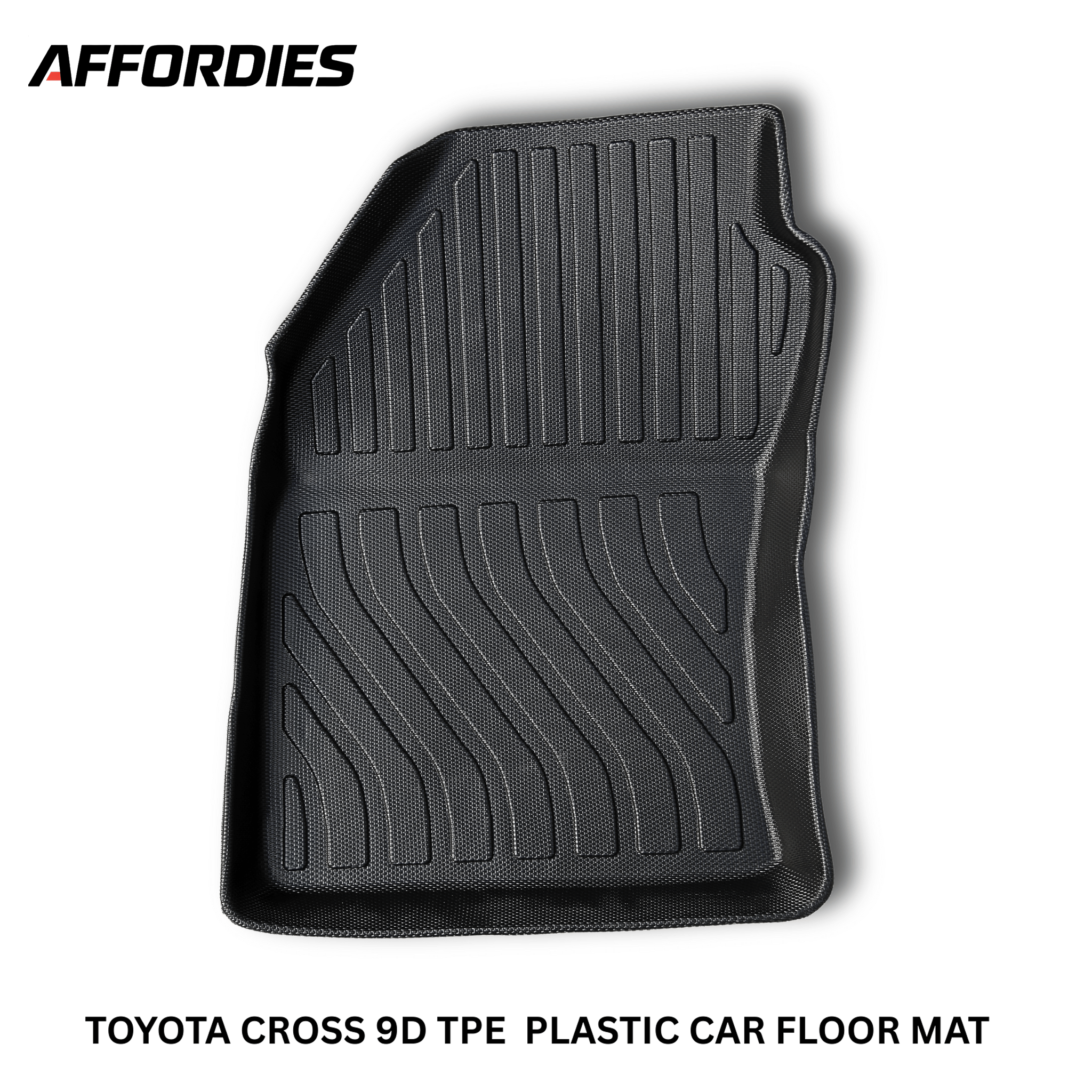 Toyota Corolla Cross 2020–2024 9D TPE Floor Mats