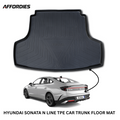 Hyundai Sonata N Line 2025 9D TPE Trunk Mat