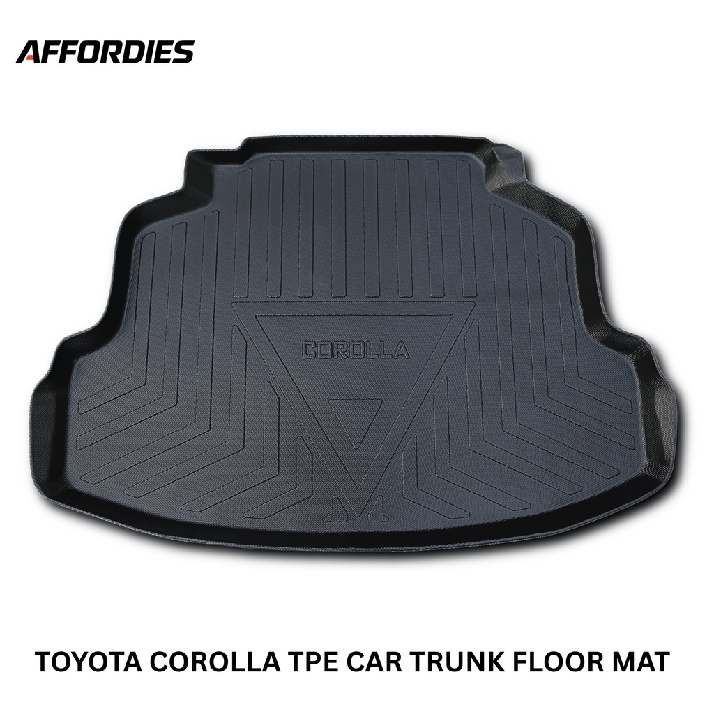 Toyota Corolla 2014–Present TPE Plastic Trunk Mat