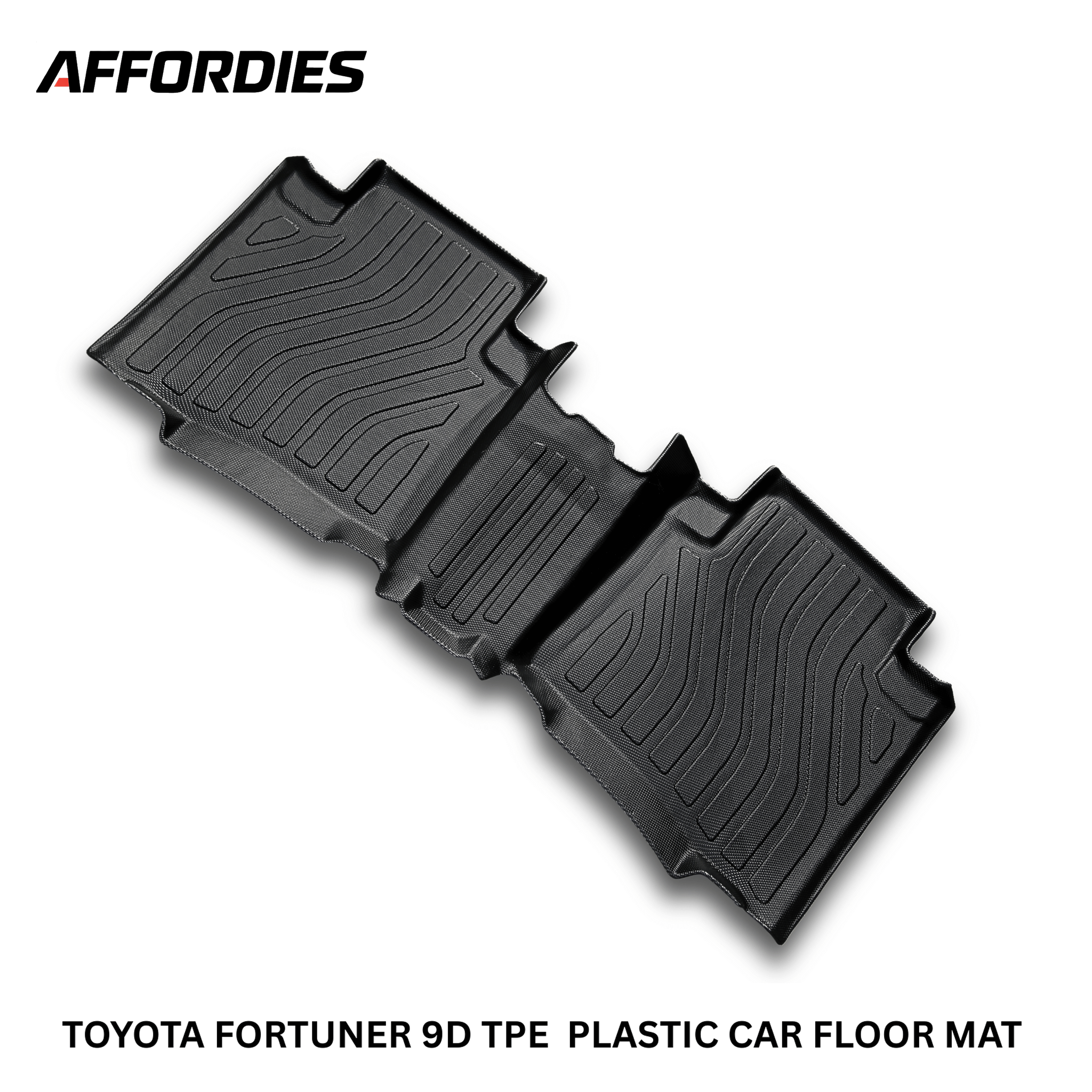 Toyota Fortuner 2016–2024 9D TPE Floor Mats