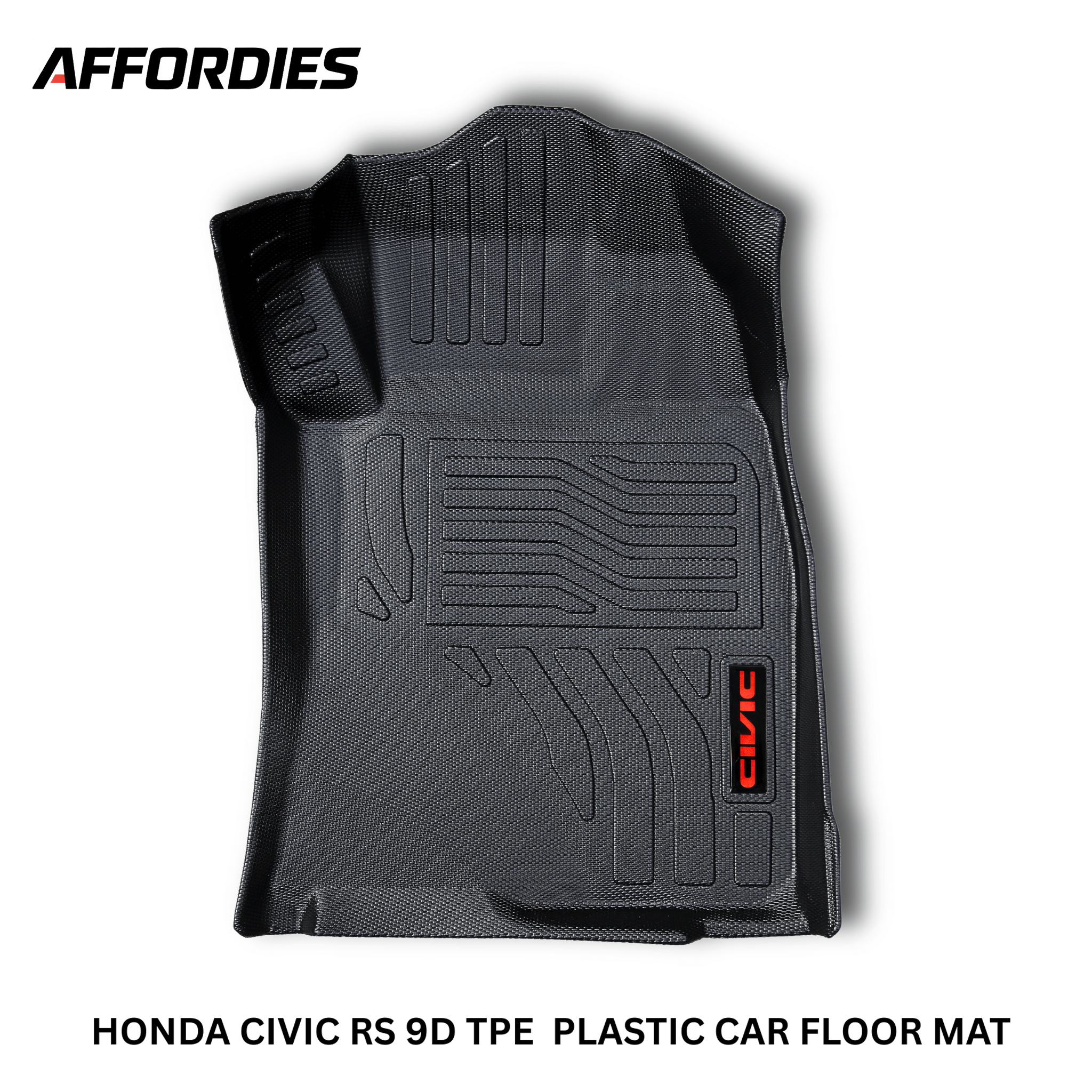 Honda Civic RS 2022–2025 9D TPE Floor Mats