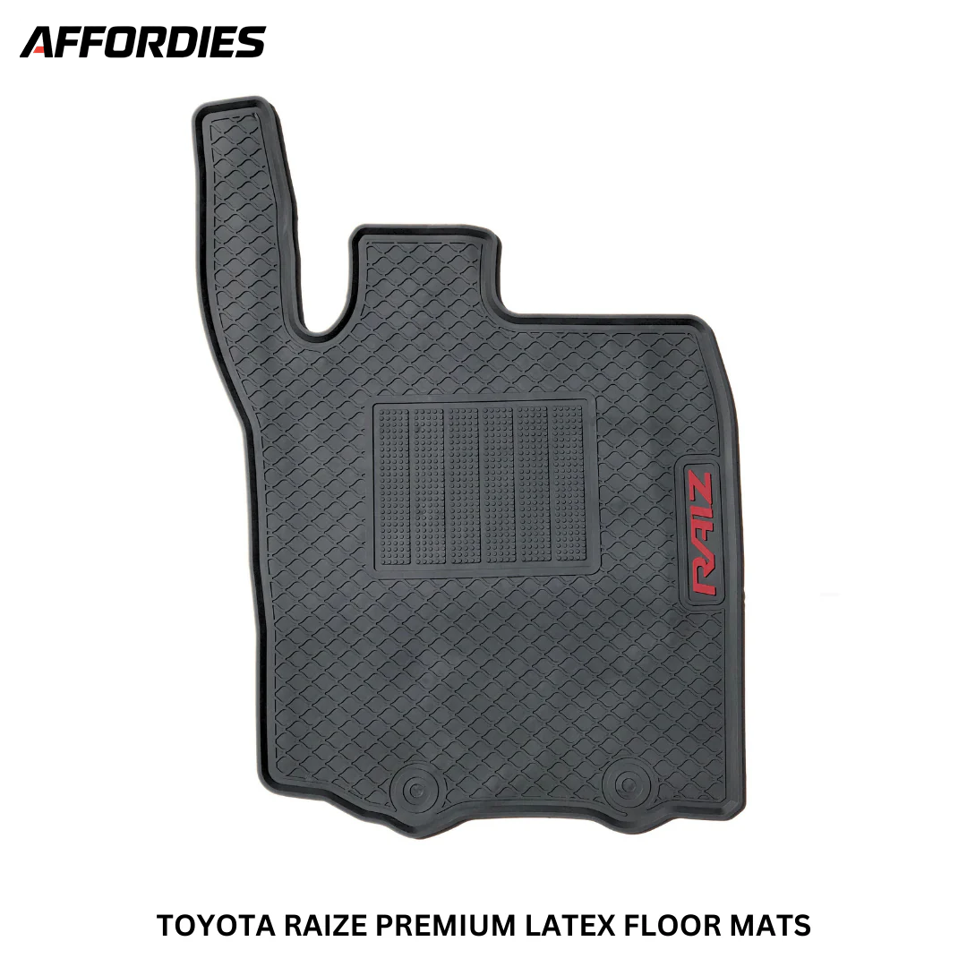 Toyota Raize 2020–2025 Premium Latex Rubber Car Floor Mats