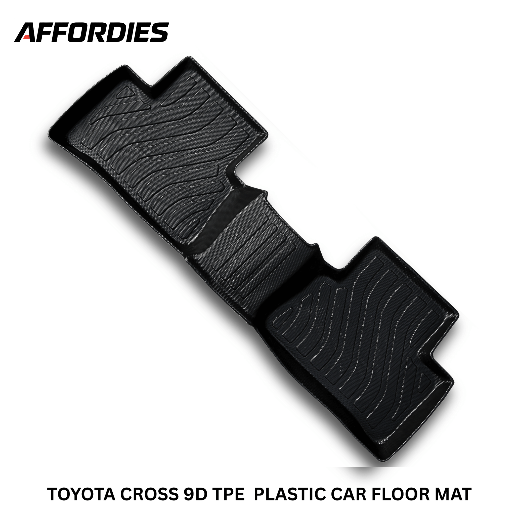 Toyota Corolla Cross 2020–2024 9D TPE Floor Mats