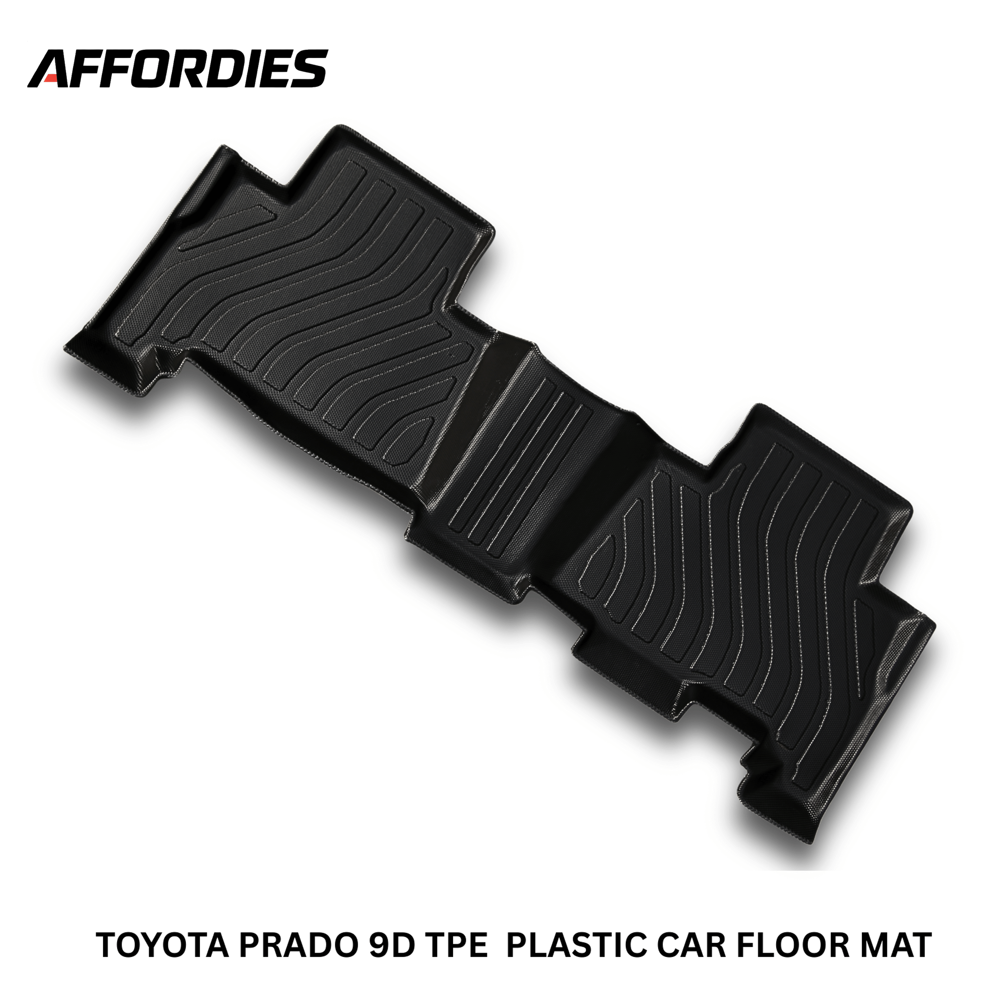 Toyota Prado FJ150 2009–2024 9D TPE Floor Mats