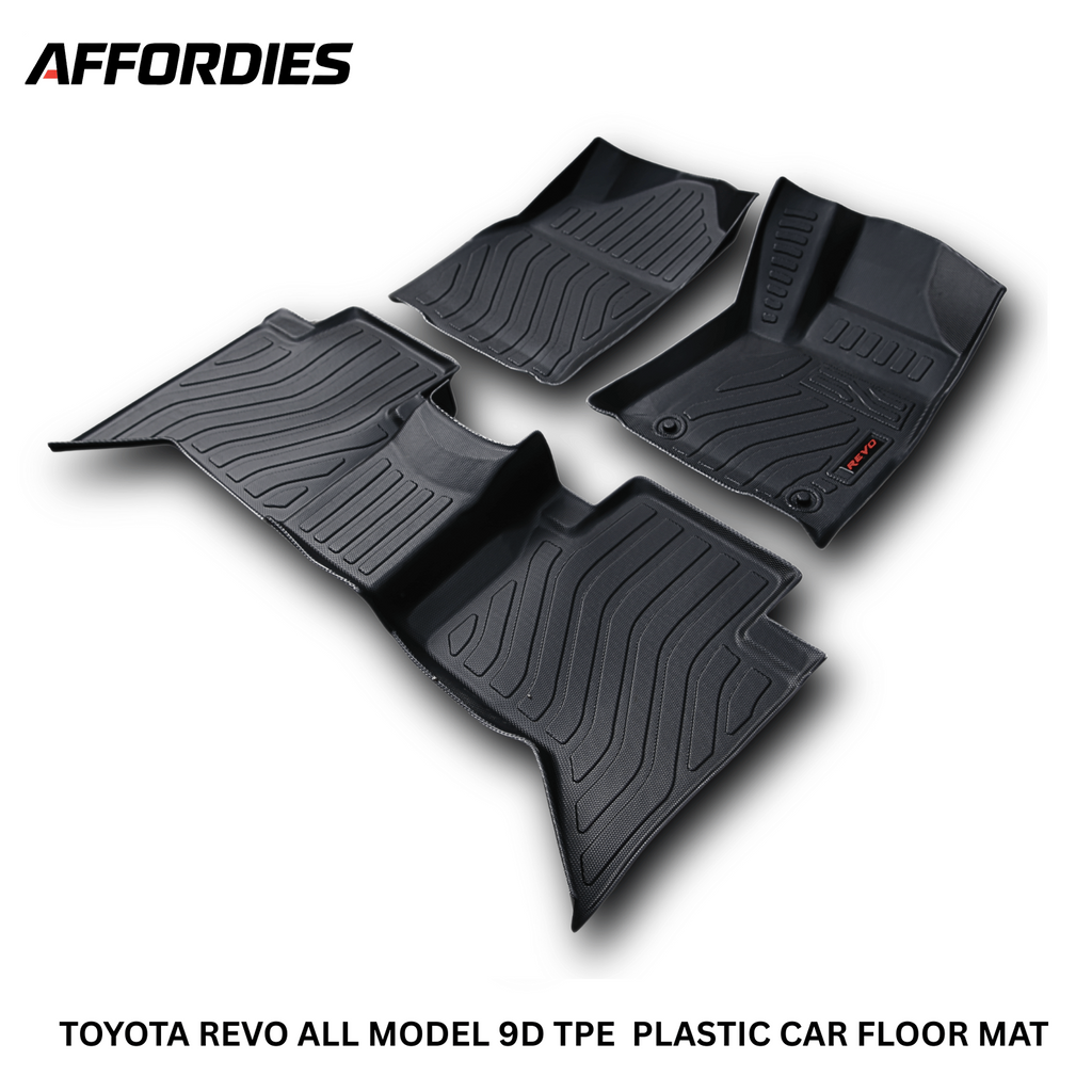 Toyota Revo / Hilux 9D TPE Plastic Floor Mats