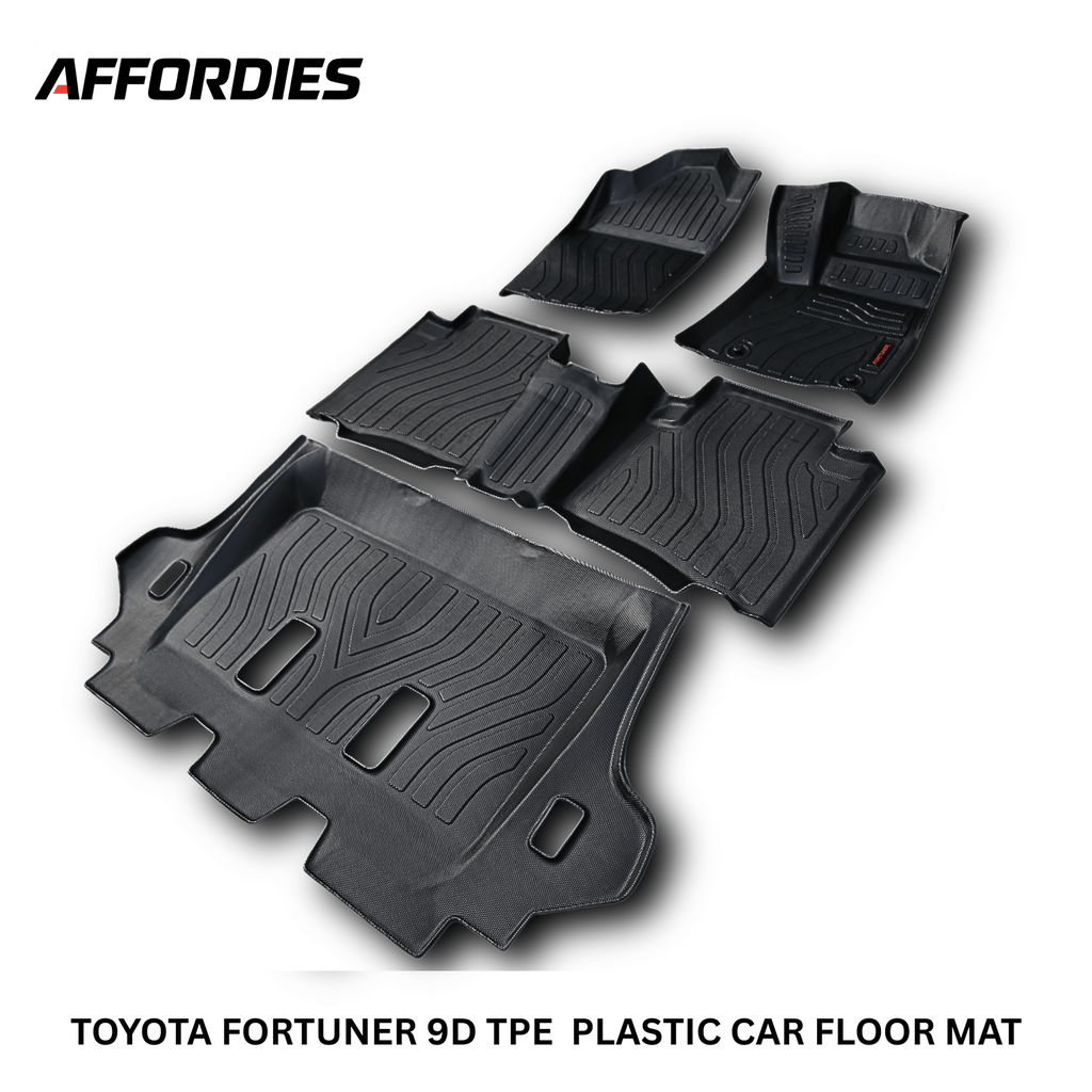 Toyota Fortuner 2016–2024 9D TPE Floor Mats