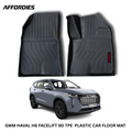 GWM Haval H6 Facelift 2025 Luxury / HEV / PHEV 9D TPE FLOOR MATS