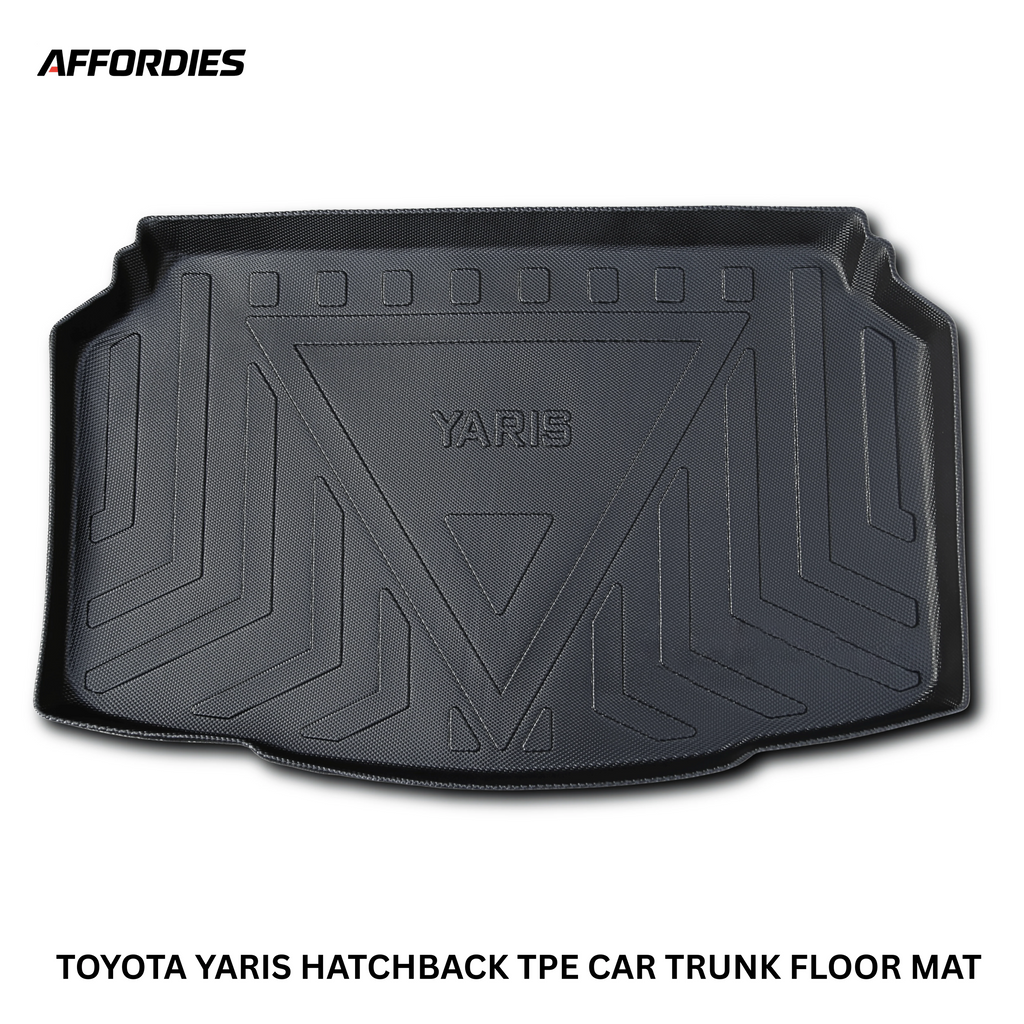 Toyota Yaris Hatchback TPE Plastic Car Trunk Mat
