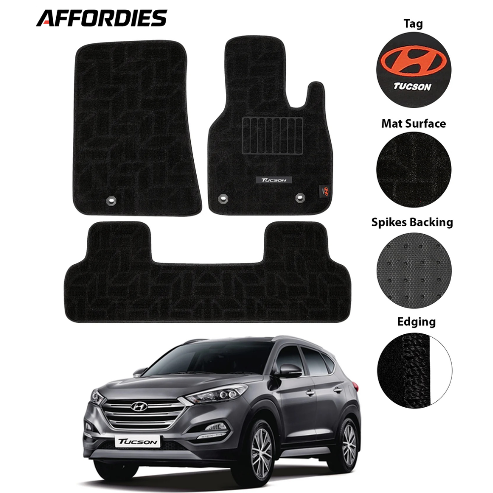 Hyundai Tucson 2019-Present Premium Carpet Car Floor Mats