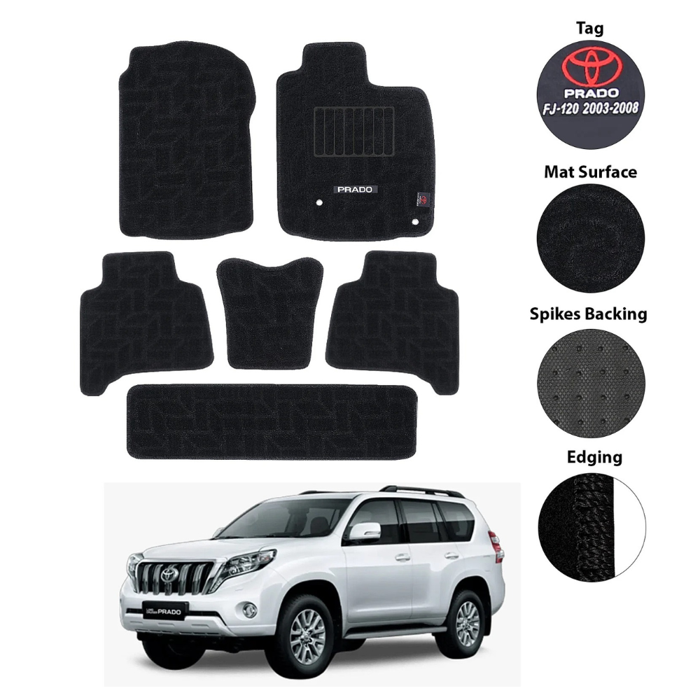 Toyota Prado 2003-2008 Premium Carpet Car Floor Mats