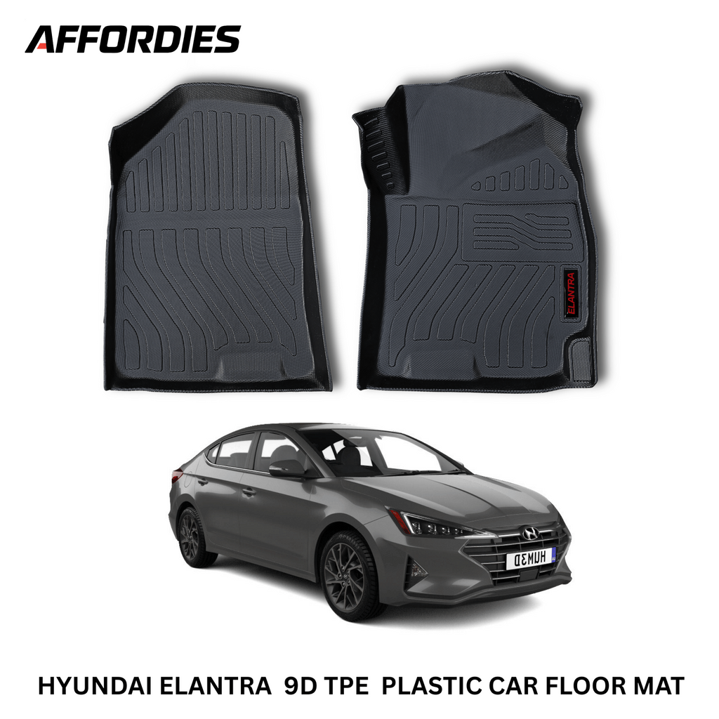 Hyundai Elantra 2021–2024 9D TPE Floor Mats