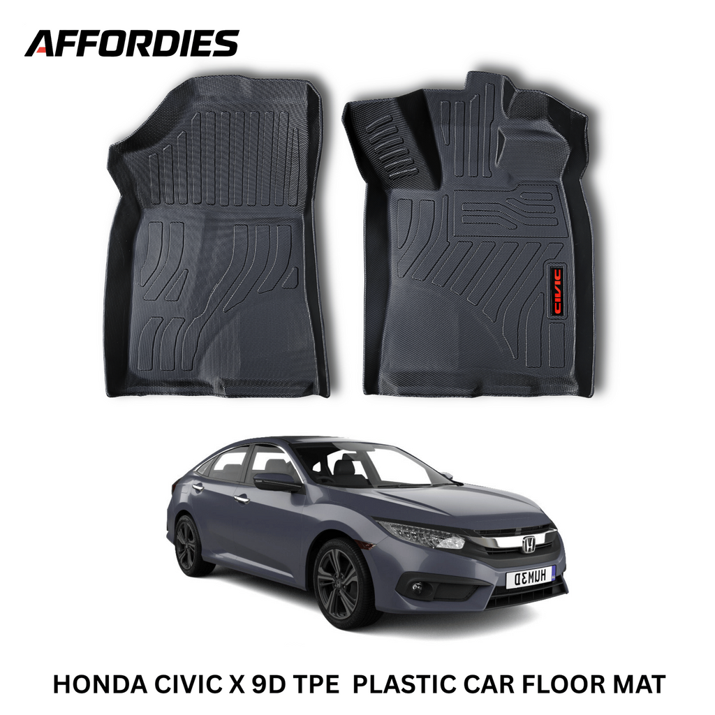 Honda Civic X 2016–2021 9D TPE Floor Mats