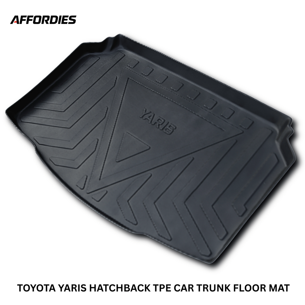 Toyota Yaris Hatchback TPE Plastic Car Trunk Mat