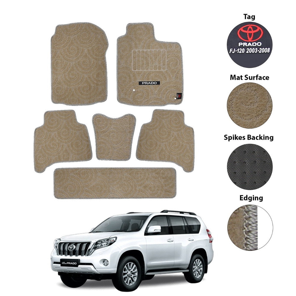 Toyota Prado 2003-2008 Premium Carpet Car Floor Mats